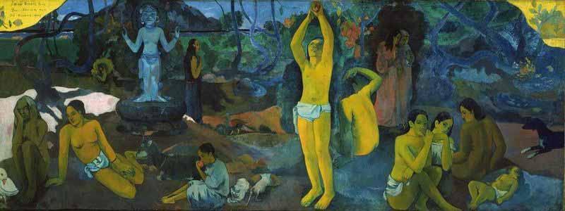 Paul Gauguin Where Do We Come From What Are We Where Are We Going oil painting picture